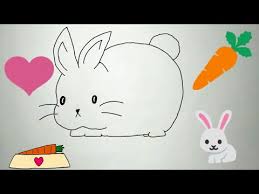 (step 12) draw a curved line on top of the bunny's nose. How To Draw Cute Baby Bunny Step By Step Easy Baby Bunny Rabbit Drawing Tutorial Youtube