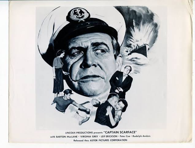 Captain Scarface-Barton MacLane-8x10-B&W-Still