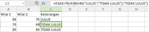 Check spelling or type a new query. Rumus If Excel Tunggal Bertingkat Contoh Rumus Guru Belajarku