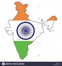 Beim teppichhändler in jaipur, indien. Indien Karte Flagge Stock Vektorgrafik Alamy