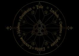The book of shadows is a magical tome owned by the vera line of witches. Gold Book Of Shadows Wheel Of The Year Modern Wiccan Paganism Wiccan Calendar And Holidays Golden Compass With In The Middle Triquetra Symbol From Charmed Celtic Vector Isolated On Black Background Tasmeemme Com