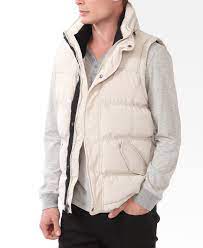 Over 1 million users save up to 70% off puffy vest men don't stay behind. Forever 21 Flap Pocket Puffer Vest In Cream White For Men Lyst