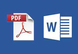 Pdf To Word Is Converted In The Best Quality Microsoft Word Pdf Simple Background Design