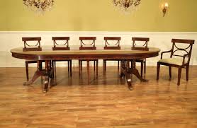 Sit at a large table to get the most pizza. Large Traditional Round Mahogany Dining Table For 6 To 12 People