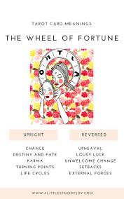 There are no 'right' or 'wrong'. The Wheel Of Fortune Tarot Meaning Tarot Card Meanings Wheel Of Fortune Tarot Tarot