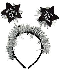 Amazon Com Diadema Happy New Years Eve Con Estrellas De 10 Pulgadas Beauty New Year Headband New Years Eve Decorations New Year S Party Decorations