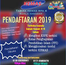 Permohonan pendaftaran murid tabika kemas 2019. Pendaftaran 2019 Dibuka Tabika Kemas R P A 4 Facebook