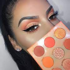 Makeupbybrooktiffany In The Colourpop Orange You Glad Palette Eye Makeup Blue Makeup Orange Eyeshadow