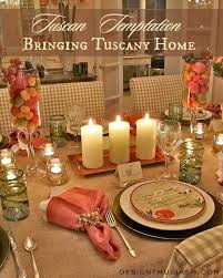 Simple Tuscan Tablescape Ideas For An Italian Themed Party Tuscan Decorating Tuscan Tablescape Dinner Table Setting