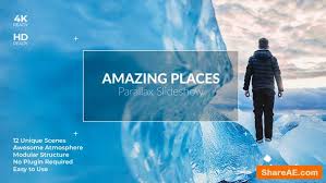 Download over 1562 free after effects templates! Videohive Amazing Places Parallax Slideshow Free After Effects Templates After Effects Intro Template Shareae