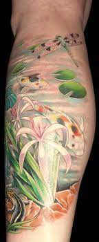 My Koi Pond Tattoo Side 2 Koi Tattoo Sleeve Tattoos Tattoos