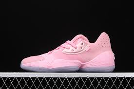 James harden's new adidas harden vol. Adidas Harden Vol 4 Pink Lemonade Light Pink Glow Blue Gold Metallic Monticello