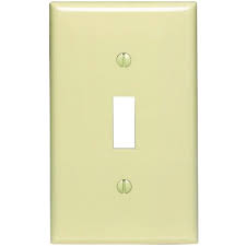 Dry time indicator spackling paste (2344) $ 6 78. Leviton Part 021 00pj1 00i Leviton 1 Gang Midway Size Toggle Wall Plate Ivory Switch Wall Plates Home Depot Pro