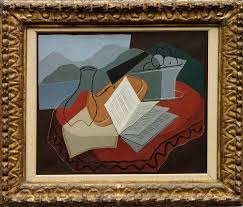 Kunsthalle Bremen Juan Gris Die Violine Vor Dem Offenen Fenster 1926 Painting Lessons Art Spanish Painters