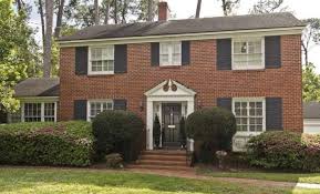 These tiles were used in various parts of the house and we would like to finish projects with the same kentile georgetown red colonial brick tiles. Exterior Paint Colors You Want A Fresh New Look For Exterior Of Your Home Get Inspired For Yo Colonial Exterior Exterior Brick Brick House Exterior Makeover