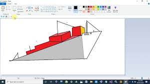 Drawing Of Ship Using Ms Paint Drawings Painting Artwork