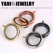 O Envio Gratuito De Menor Preco 30mm Rodada Ima Magnetico Medalhoes De Vidro Memoria Foto Vivendo Glass Locket Pendant Floating Lockets Floating Charms Locket