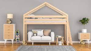 Das hochbett sollte jetzt zu einem jugendbett abbaubar sein. Das Hochbett Haus Fur Kinder Britta 140x70 160x70 160x80 180x80 180x90 190x80 190x90 200x90 Hausbetten Wnm Group