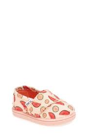 Of course the weather starts to warm slightly and i'm already jumping ahead for summer. Toms Classic Tiny Watermelon Slip On Baby Walker Toddler Nordstrom