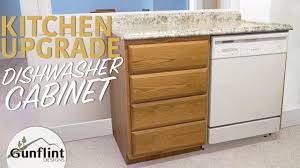 Preparing for cabinet installation installing wall cabinets installing base cabinets. Making A Kitchen Dishwasher Cabinet Youtube