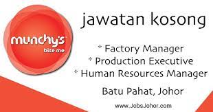 This page provides listings of career opportunities with the majlis perbandaran batu pahat , as well as a link to the classifieds page where job vacancies are posted by the council.all applications will be treated in strict confidence. Jawatan Kosong Munchy S Batu Pahat