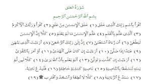 It is composed of 19 ayat (verses or signs), and is traditionally believed to. Surah Al Alaq In The Name Of Allah The Beneficent The Merciful Ppt Download