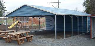 Our metal carport kits are available in multiple styles… Difference Between A Flat Roof Carport And A Sloped Roof Carport