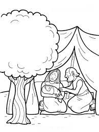 Abraham and sarah with baby isaac. Abraham And Sarah Baby Coloring Page Google Search Sunday School Coloring Pages Abraham And Sarah Bible School Crafts