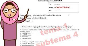 Soal pat kelas 3 tema 6 th. Soal Tematik Kelas 5 Tema 1 Subtema 4 Kurikulum 2013