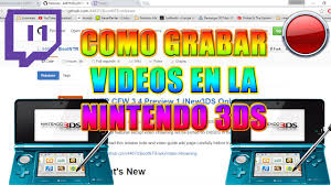 Maybe you would like to learn more about one of these? Como Grabar Old 3ds By Fan De Serena