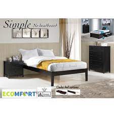 The dhp maven platform bed is an affordable option that comes in both twin and full sizes, providing an this product is just a bed base—no headboard—and it comes in full, queen, king or this bed includes a high bed frame with two large drawers underneath. Platform Bedsimple No Headboard Solid Wood Platform Bed Espressobunk Bedsimple No Headboard Solid Wood Platform Bed Espressomattresssimple No Headboard Solid Wood Platform Bed Espressomemory Foamsimple No Headboard Solid Wood