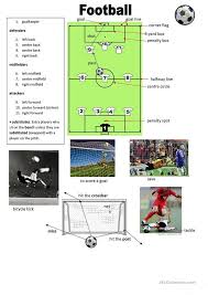 Football Vocabulary Worksheet Free Esl Printable Worksheets Made By Teachers Vocabulary Physical Education Lessons Football