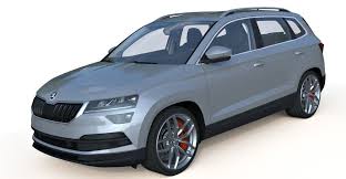 Skoda Karoq 3d Model In 2020 Skoda 3d Model Crossover Suv