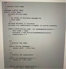 The routing number just indicates the bank branch what should i do if someone asks me my bank account details like full name, bank name. Please Complete The Following Code On Netbeans Chegg Com