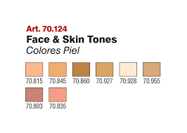 Below are the paints i used for all five faces.ost of the colors came from vallejo's skin colors set that i would. Set 8 Face And Skin Tones Vallejo Model Color Acrylic Paint Englishmodelrailways Shop