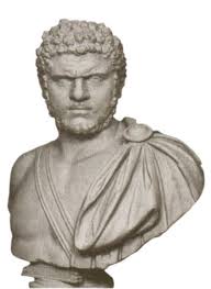 In this marble bust, he wears a soldier's cuirass and toga. Caracalla Bust Sculpture Roman Emperor Identical Reproduction