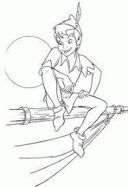 Coloring page of peter pan. Peter Pan Free Printable Coloring Pages For Kids
