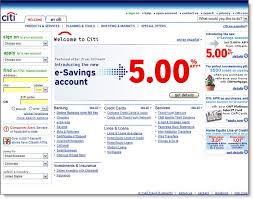 Five Percent Savings Rate From Citibank Finovate