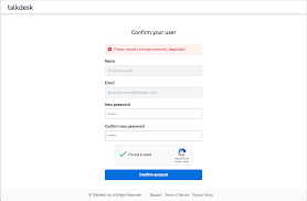 Contoh penggunaan proceed accordingly dalam sebuah kalimat dan terjemahannya. Please Choose A Stronger Password Talkdesk Support