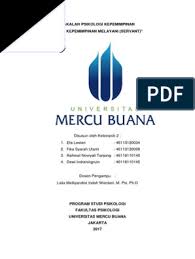 Analisis manajemen mutu terpadu (tqm) dalam pelaynan rumah sakit (jurnal artikel riset. Kelompok 2 Makalah Kepemimpinan Servant