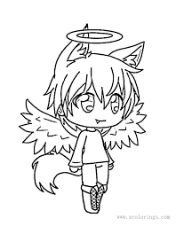 Printable coloring pages gacha life. Gacha Life Angel Coloring Pages Xcolorings Com