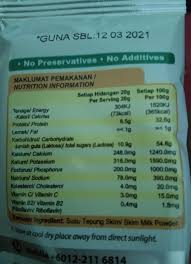 500 ml minyak, untuk menggoreng. Susu Tepung Skim Rendah Lemak Sun Luc 20g
