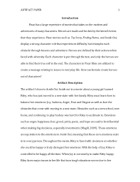 Use the quotes from the movie or the lines from the script to help you. Inside Out Rhetorical Criticism Final Paper