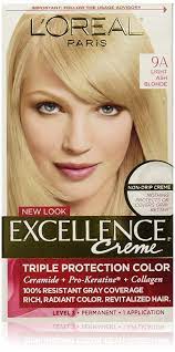 L Oreal Paris Excellence Creme Permanent Hair Color 9a Light Ash Blonde Check This Awesome Product By Grey Hair Coverage Permanent Hair Color Loreal Paris