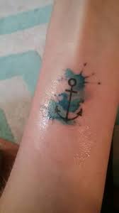 Lucky soul tattoo is a custom tattoo shop in woodbridge. Beautiful Watercolor Anchor Done By Nina At Blue Owl Tattoo In Ct Tattoos For Women Small Tattoos Creative Tattoos