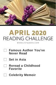 Booklist Queen April 2020 Reading Challenge Looking For The Ultimate Reading Challenge For 2020 Join Reading Challenge Book Challenge Reading List Challenge