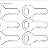Heart skeleton key coloring page. 1