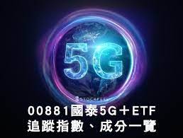 Feb 17, 2021 · 1.持有時間：投資00881的動機是想跟風賺價差、還是想長抱存股領息？ 2.配息與報酬：00881成立時間太短，再加上規模膨脹與溢價問題，配息與長期報酬情況尚未穩定，待需時間觀察。 3.產業：是否看好未來台灣的半導體產業？產業是否熟悉？ æœ€å¤§5g Etf 00881 åœ‹æ³°5g Etf æˆåˆ†è‚¡ é…æ¯ æ‰‹çºŒè²»ä¸€è¦½è¡¨ Stockfeel è‚¡æ„Ÿ