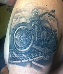 Starts on the first kick. 60 Motorcycle Tattoos For Men Two Wheel Design Ideas