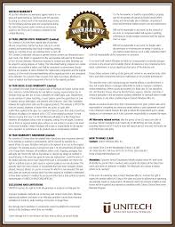 Http Unitechwindows Com Wp Content Uploads 2014 01 Warrranty Page Untech2 Pdf